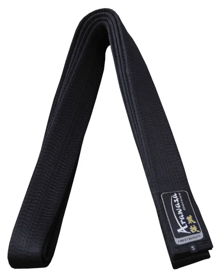 Чёрный пояс для карате Arawaza Black Belts REGULAR