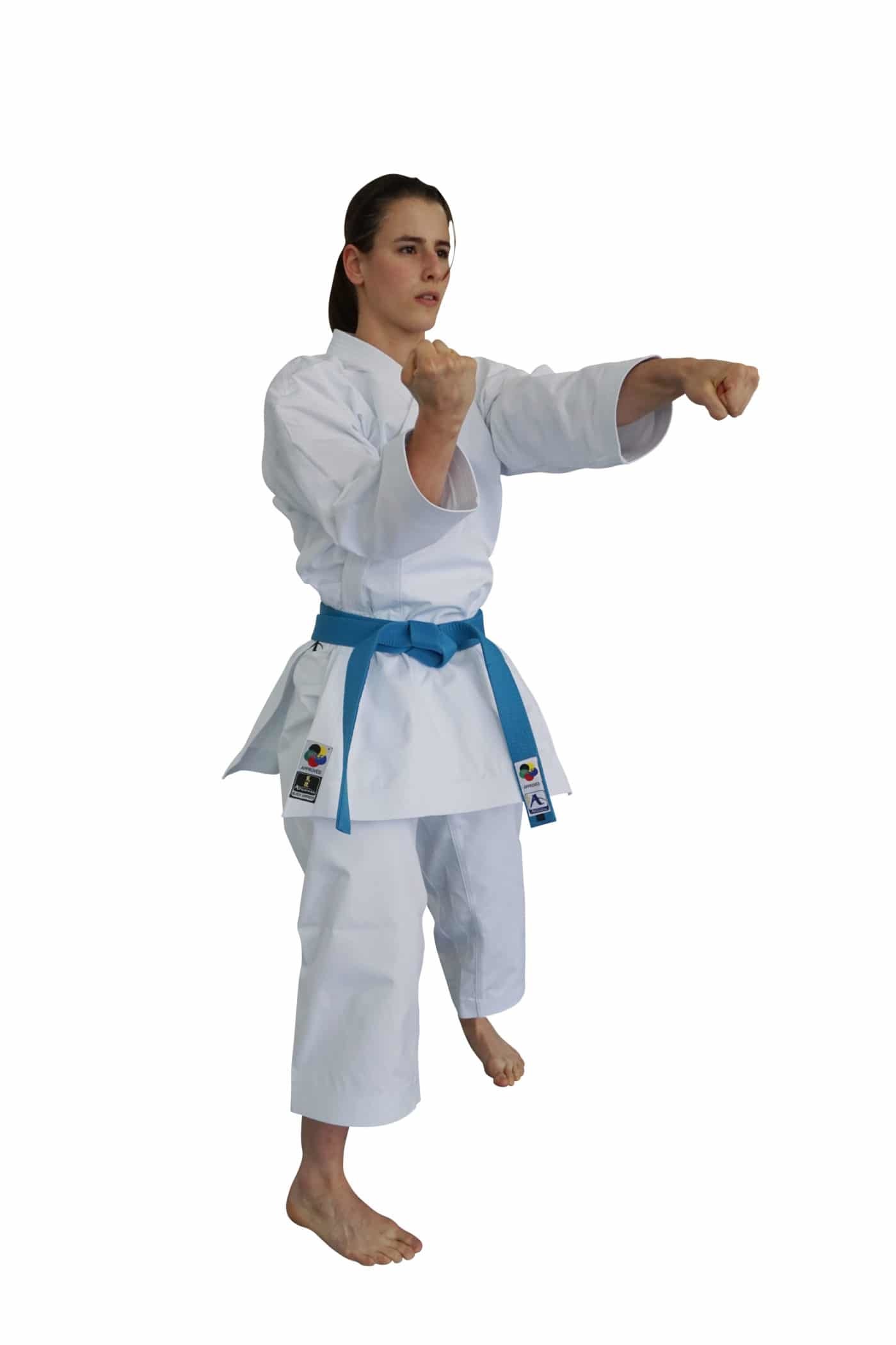 Кимоно Arawaza Black Diamond Premiere Leauge WKF - Синий